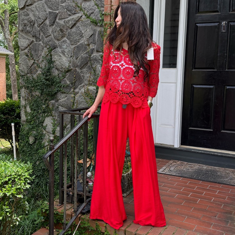 MADE IN ITALY WIDE LEG FABULOUS PANTS